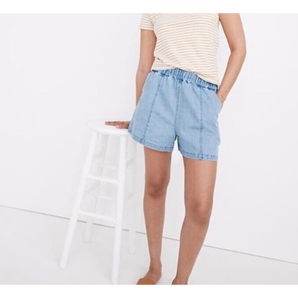 Madewell Pants - NWT | Madewell Denim Easy Pull-On Shorts in Rathmore Wash